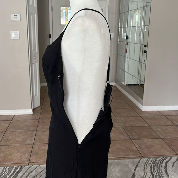 NWOT Kimchi Blue Strappy Black Mini Dress - Picture 4 of 9